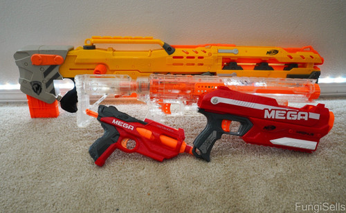 Nerf guns lot - nerf, longshot