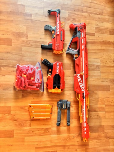 Nerf mega gun lot - nerf, including