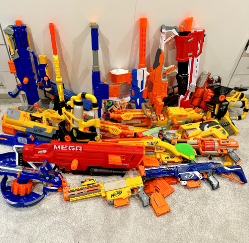 Lots nerf guns choose - -,